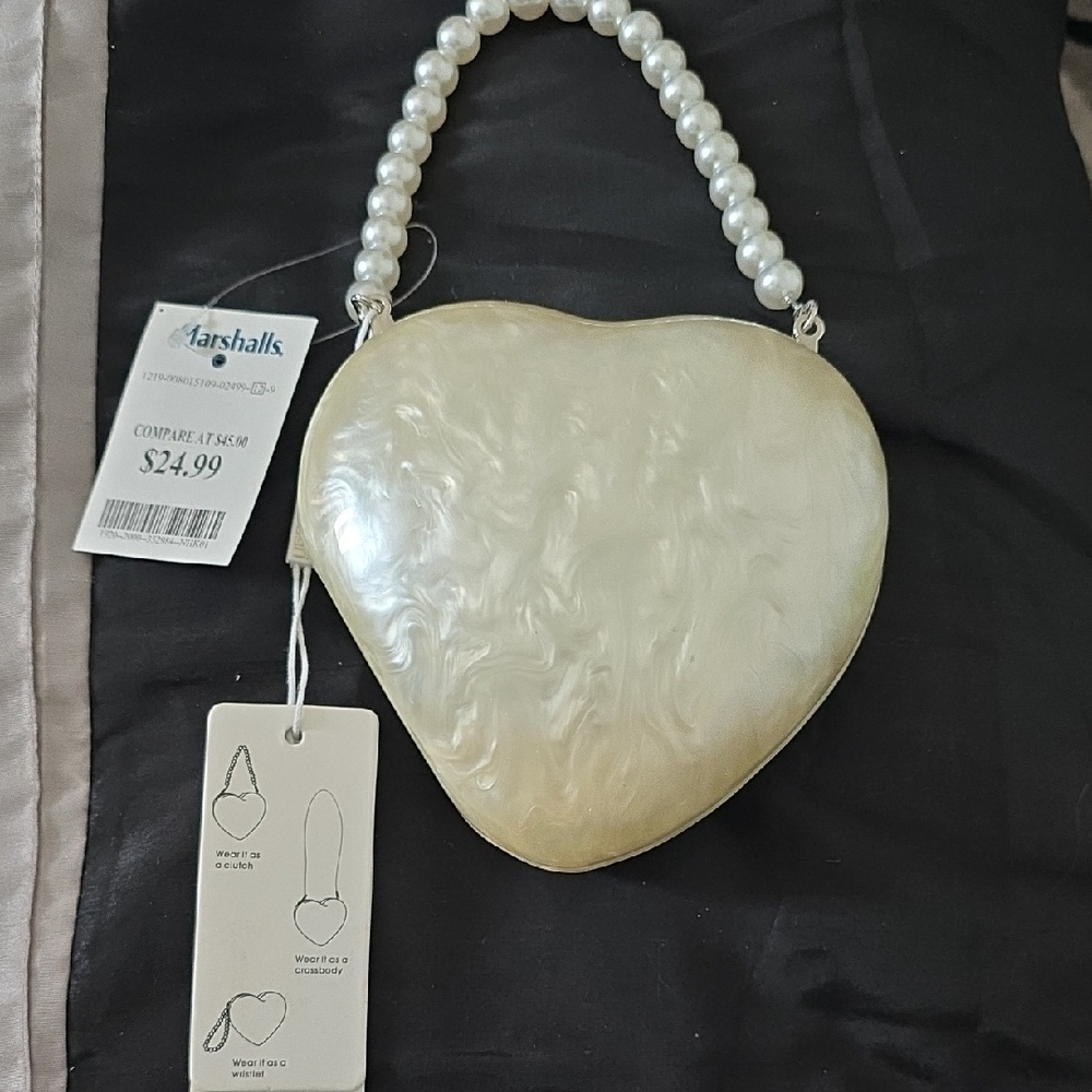Urban Expressions Heart-Shaped Crossbody Bag